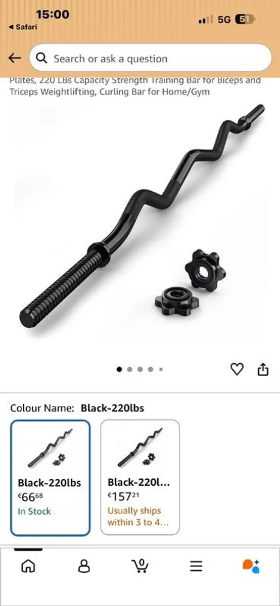 Solid Steel Gym Weightlifting Bars, CHEAP!!! All Solid Steel, Rated To Hold 100KG Each!! - Image 3