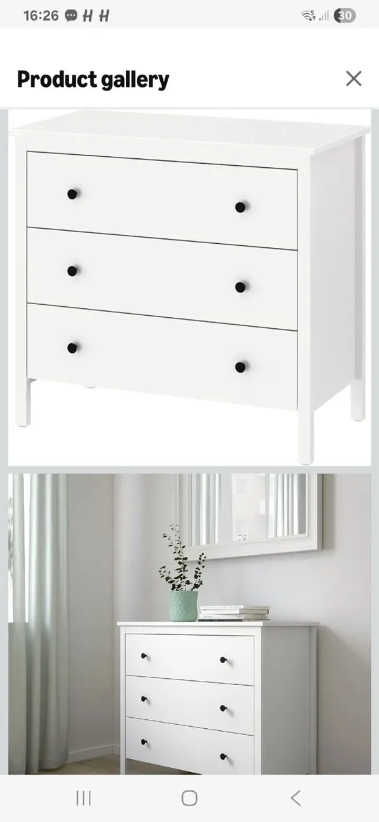 Unassembled chest of drawers - Image 1