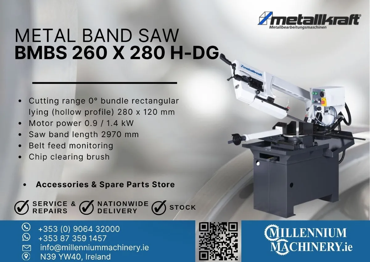Metallkraft metal band saw BMBS 260 x 280 H-DG - Image 1