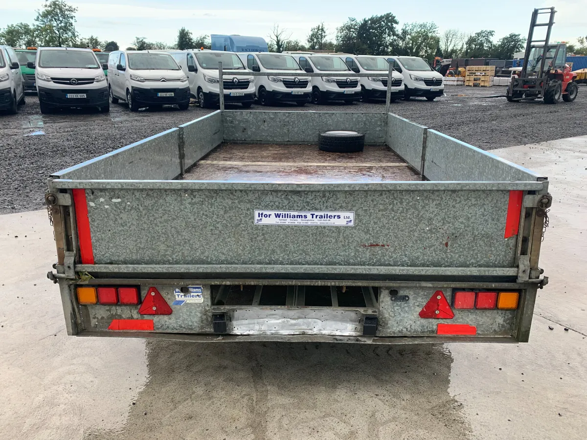 IFOR WILLIAMS 12X6'6 DROPSIDE TRAILER FOR AUCTION - Image 4