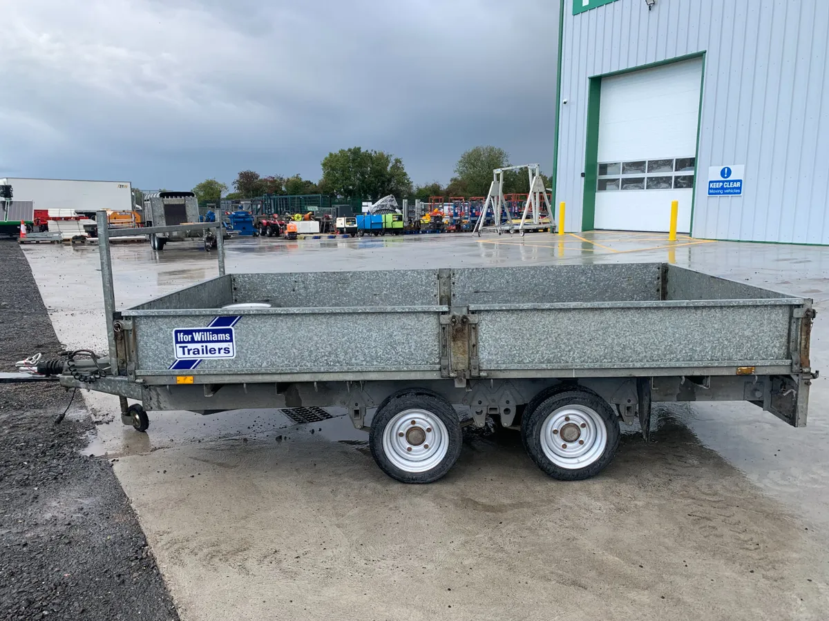 IFOR WILLIAMS 12X6'6 DROPSIDE TRAILER FOR AUCTION - Image 2