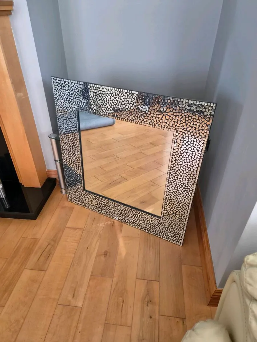 Large mosaic mirror - Image 1