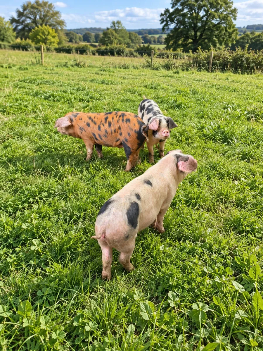 Organic pigs