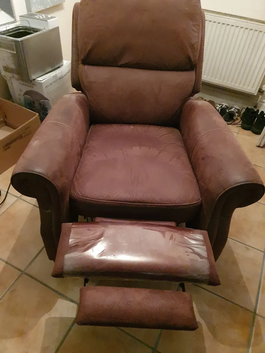 Leather Recliner Armchair - Image 1