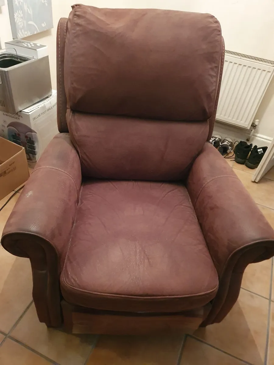 Leather Recliner Armchair - Image 3