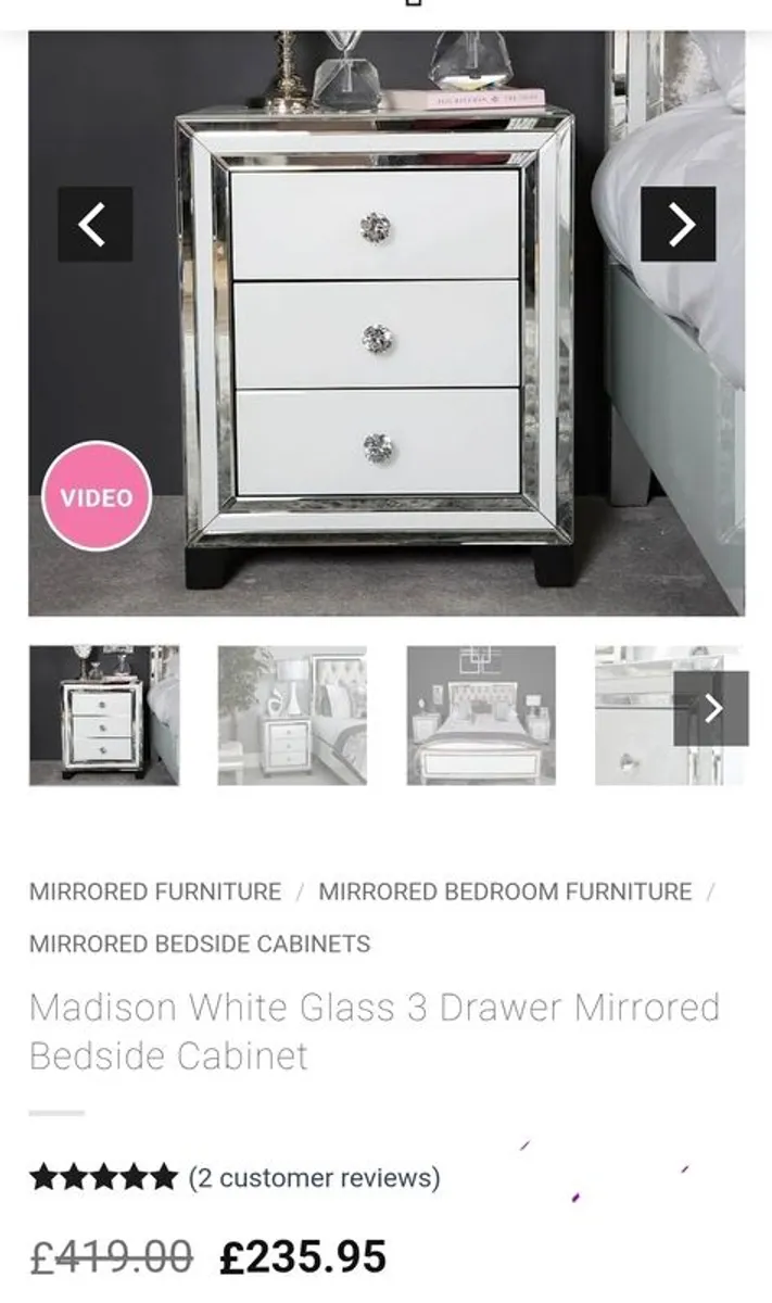 Bedside Lockers for Sale - Image 3