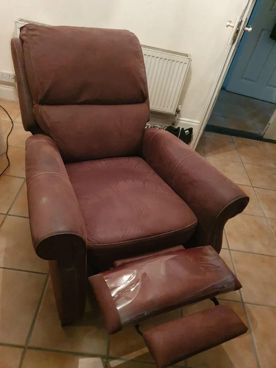 Leather Recliner Armchair - Image 2