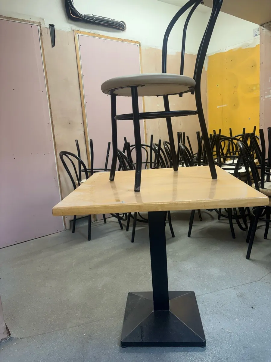 Catering tables and chairs