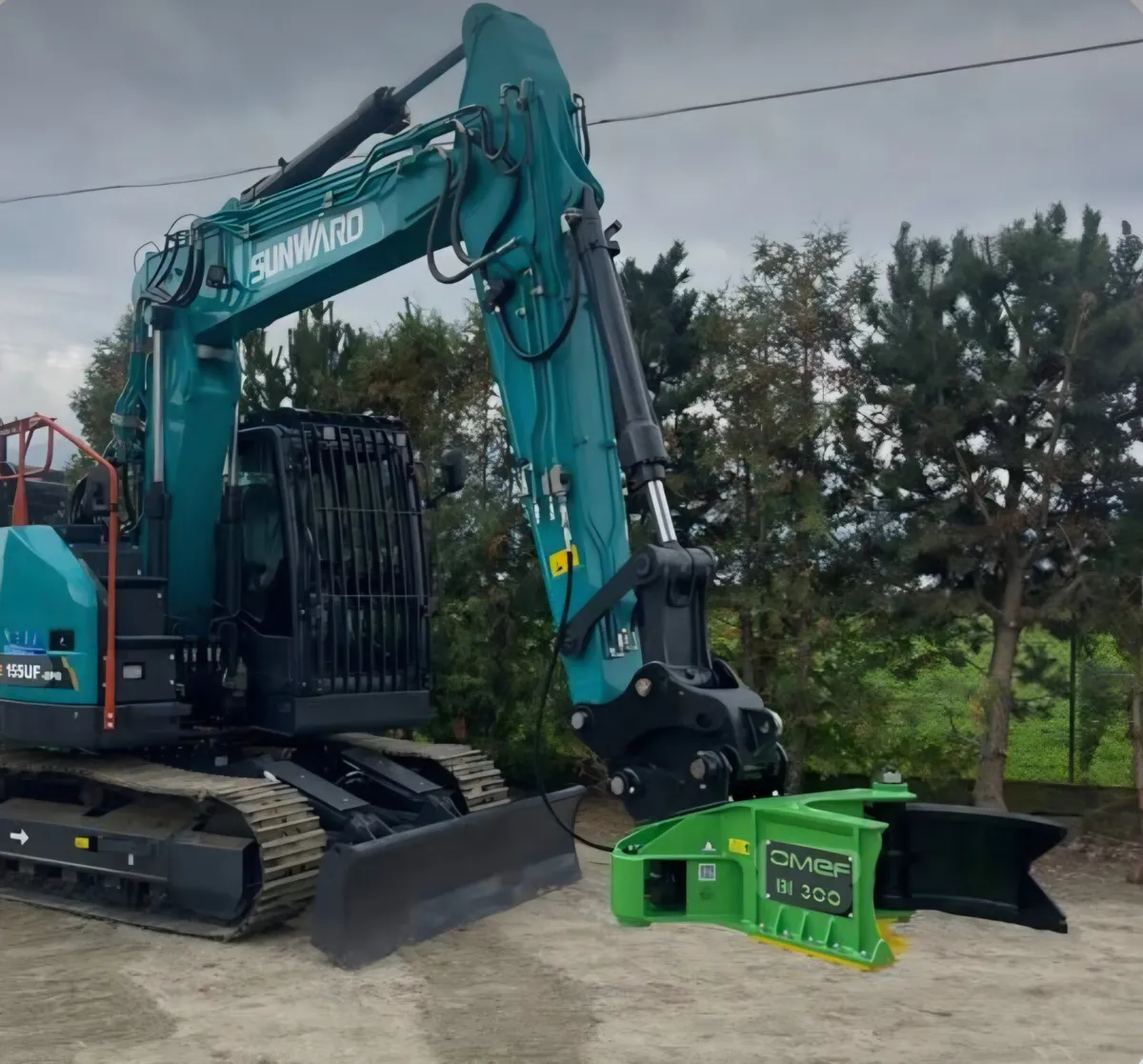 Attachment Hire , OMEF Tree shears. - Image 1