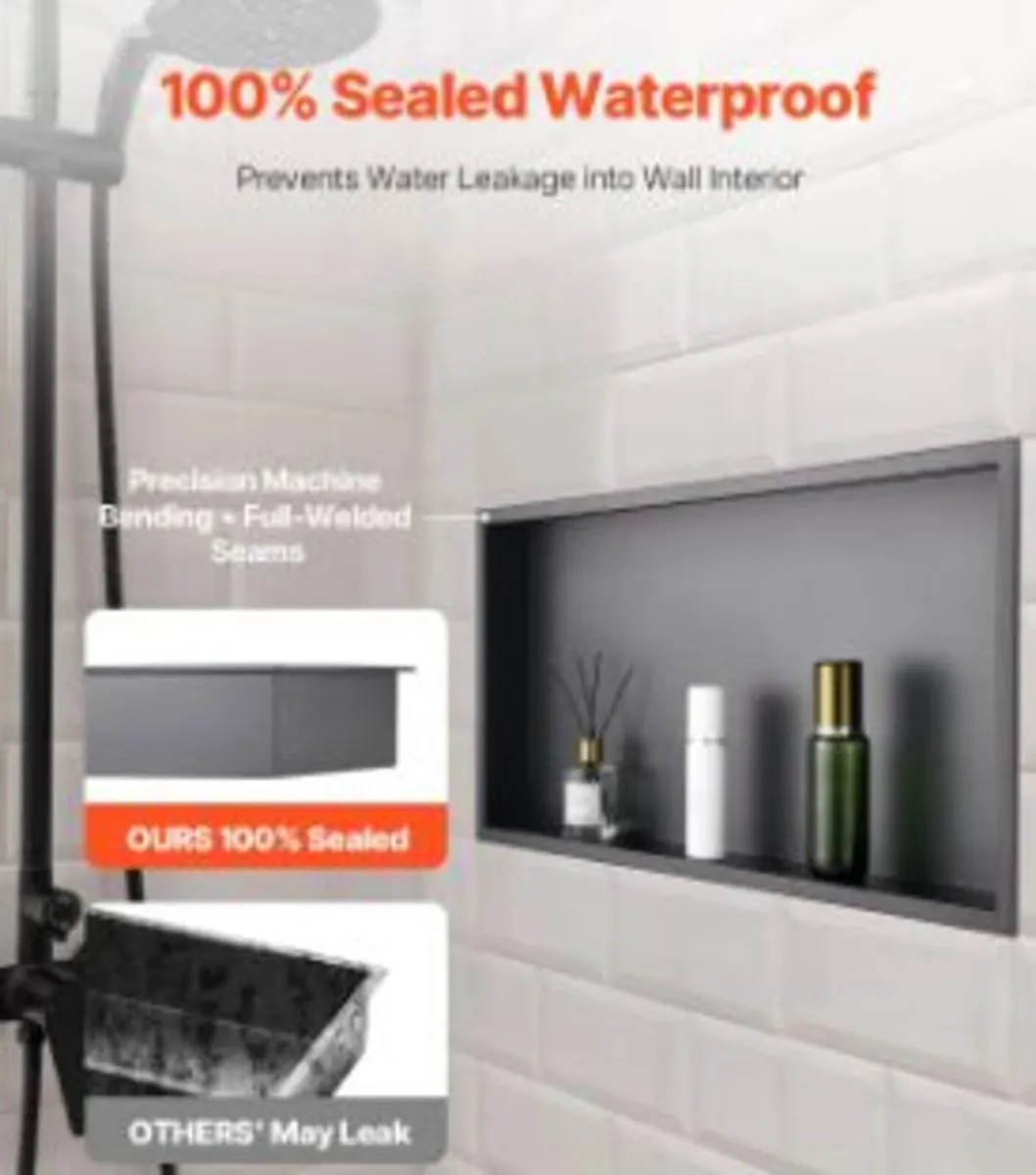 Shower Niche, 33.0 x 63.5 x 10.2 cm - Image 2