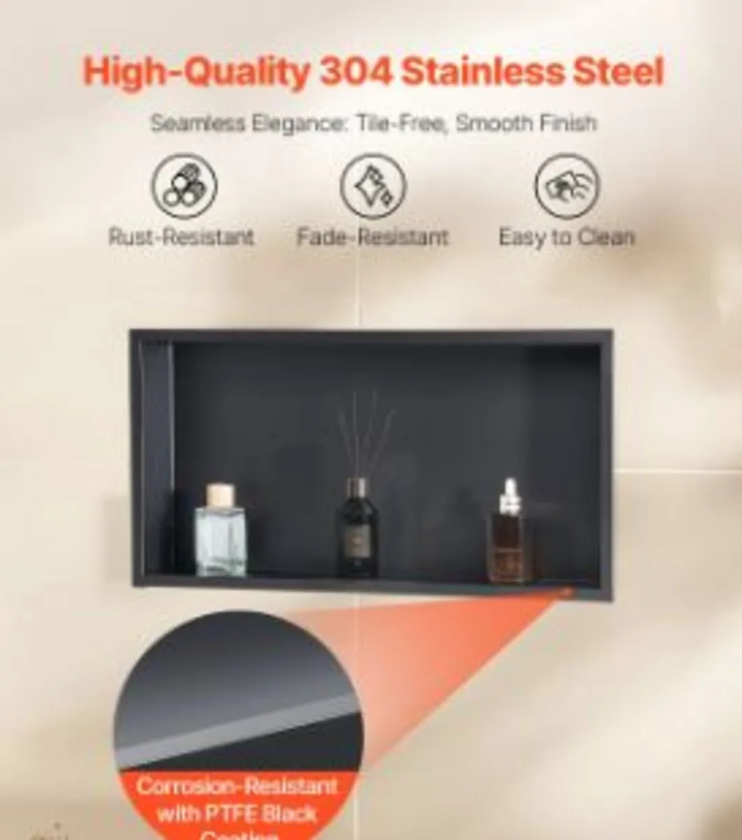 Shower Niche, 33.0 x 63.5 x 10.2 cm - Image 4