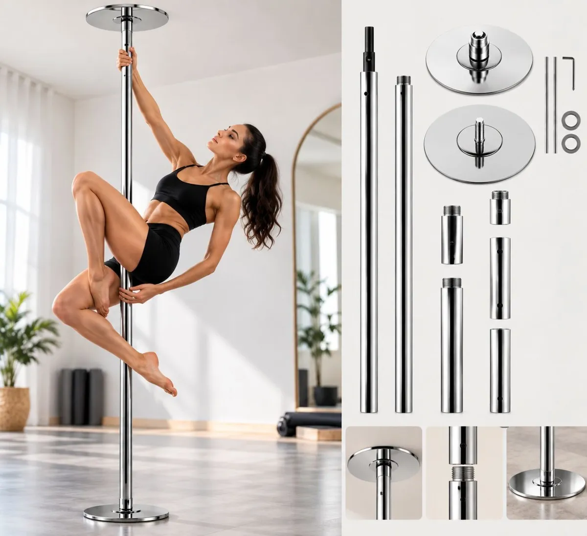 Professional Dance Pole Height Adjustable - Image 1