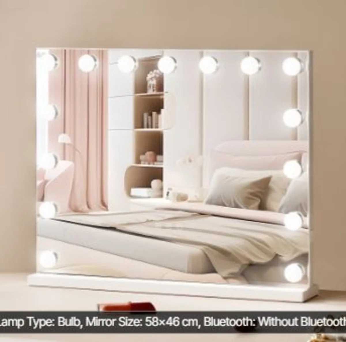 Hollywood Vanity Mirror With Lights - Image 1
