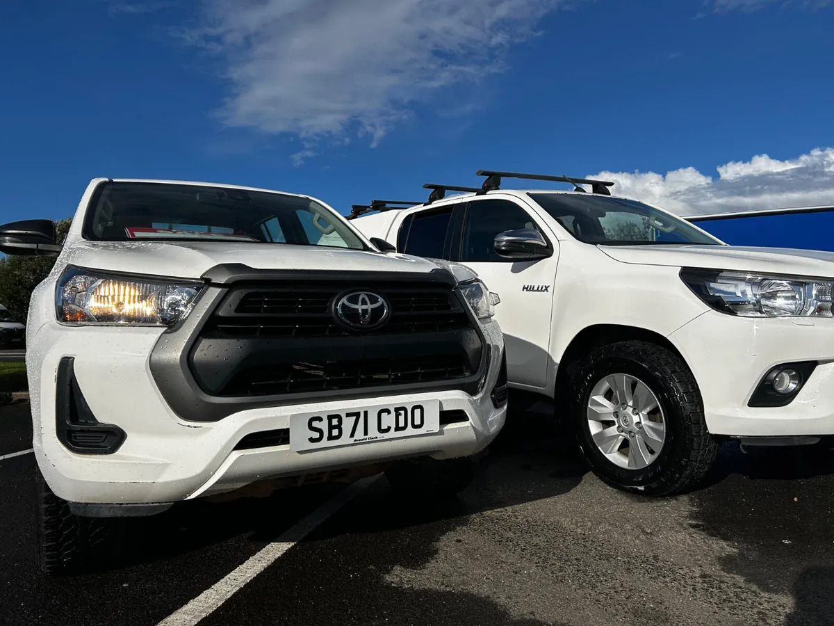 CHOICE OF 2 (2020 & 2022) TOYOTA HILUX D/CABPICKUP - Image 3