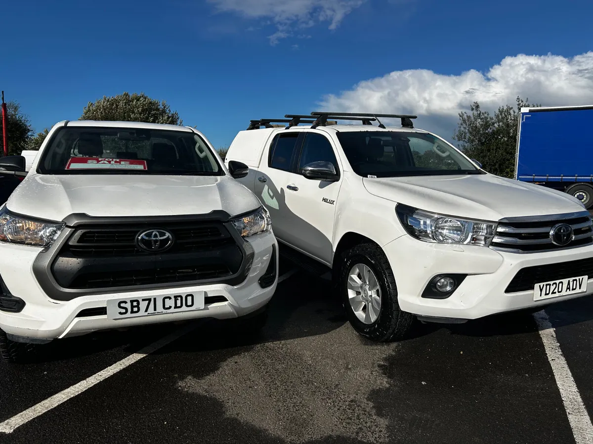CHOICE OF 2 (2020 & 2022) TOYOTA HILUX D/CABPICKUP - Image 1