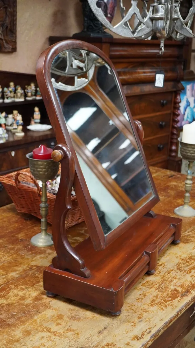 Victorian Mahogany Dressing Mirror - Image 1