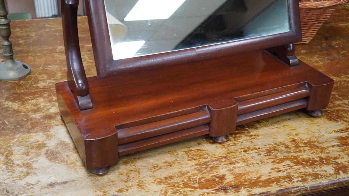 Victorian Mahogany Dressing Mirror - Image 2
