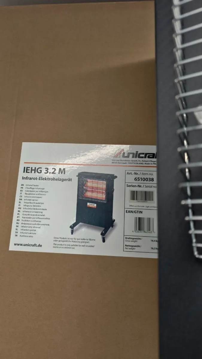 Unicraft Infrared Electric Heater IEHG 3.2 M - Image 3