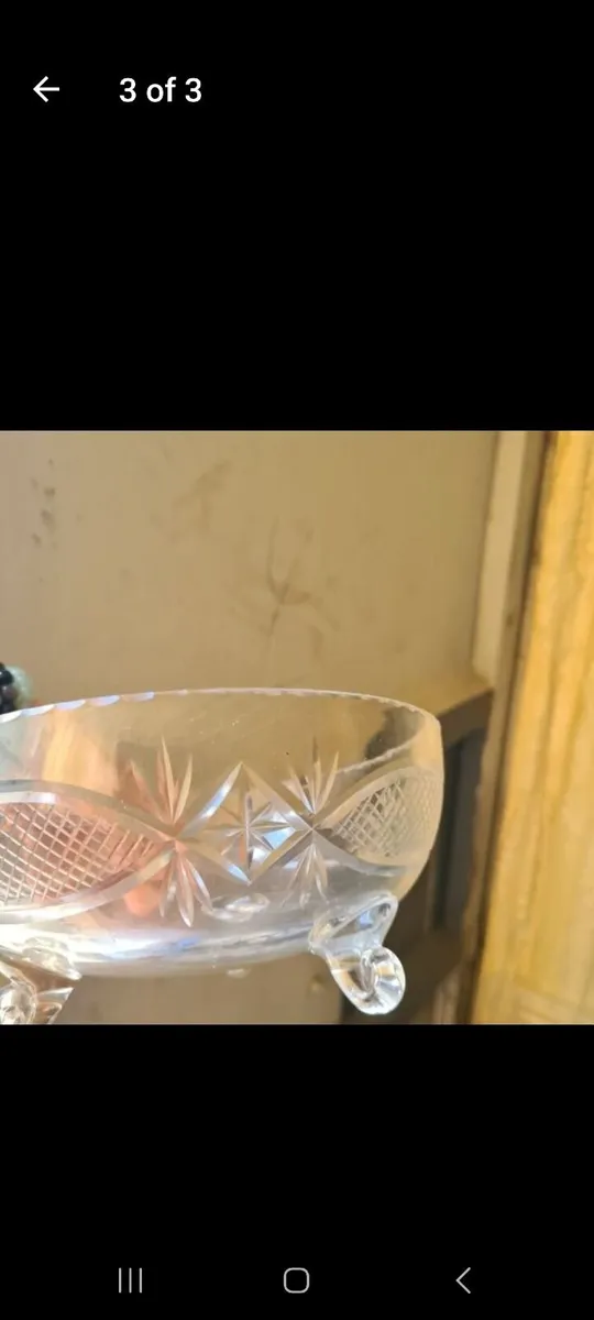 Crystal bowl - Image 1