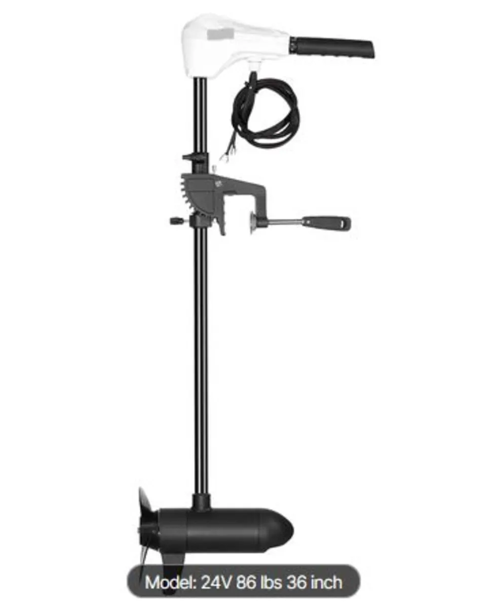 Electric Trolling Motor, Transom Mounted Outboard - Image 1