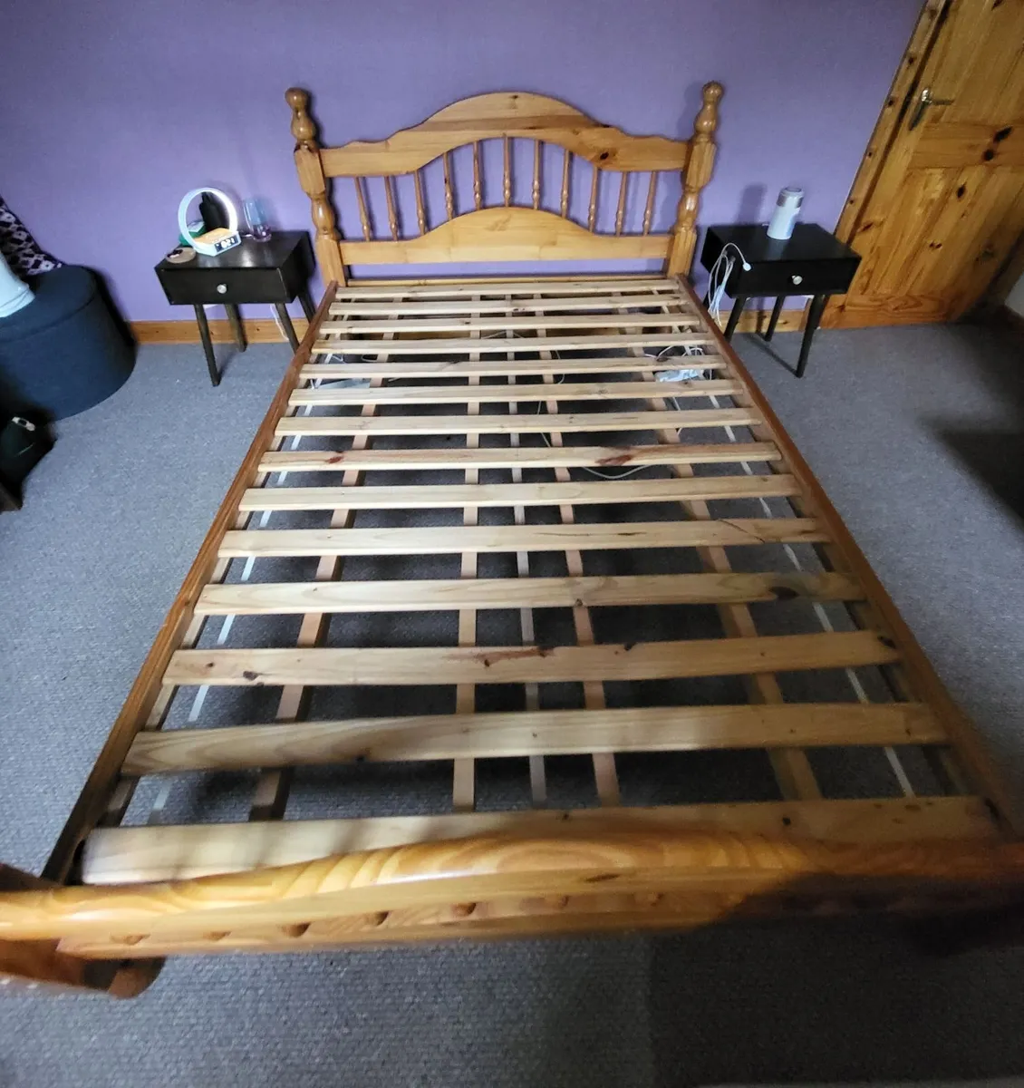 Solid Pine Double Bed
