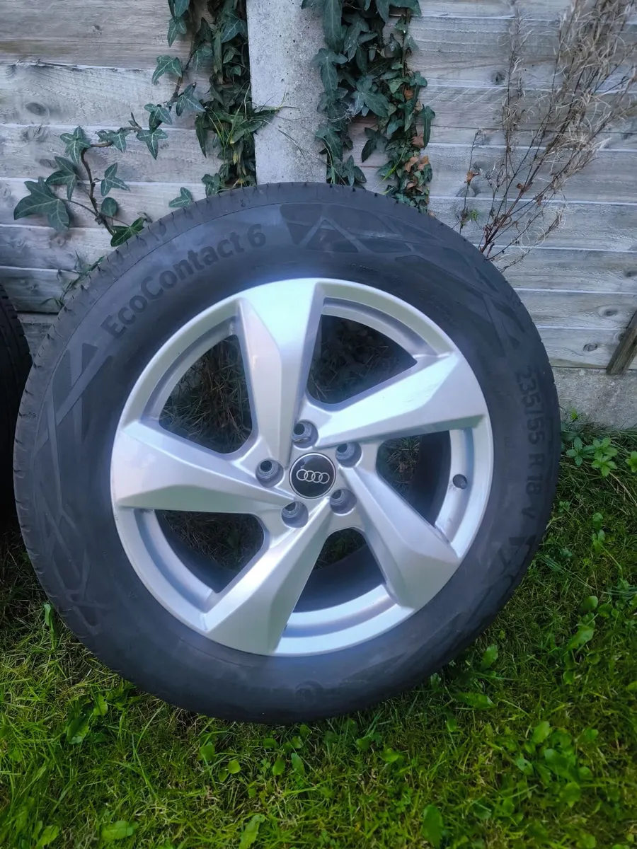 AUDI  WHEELS Q3 Q4 Q5 ALLOYS  235/55/18 LIKE NEW! - Image 3
