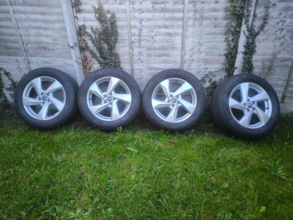 AUDI  WHEELS Q3 Q4 Q5 ALLOYS  235/55/18 LIKE NEW! - Image 1