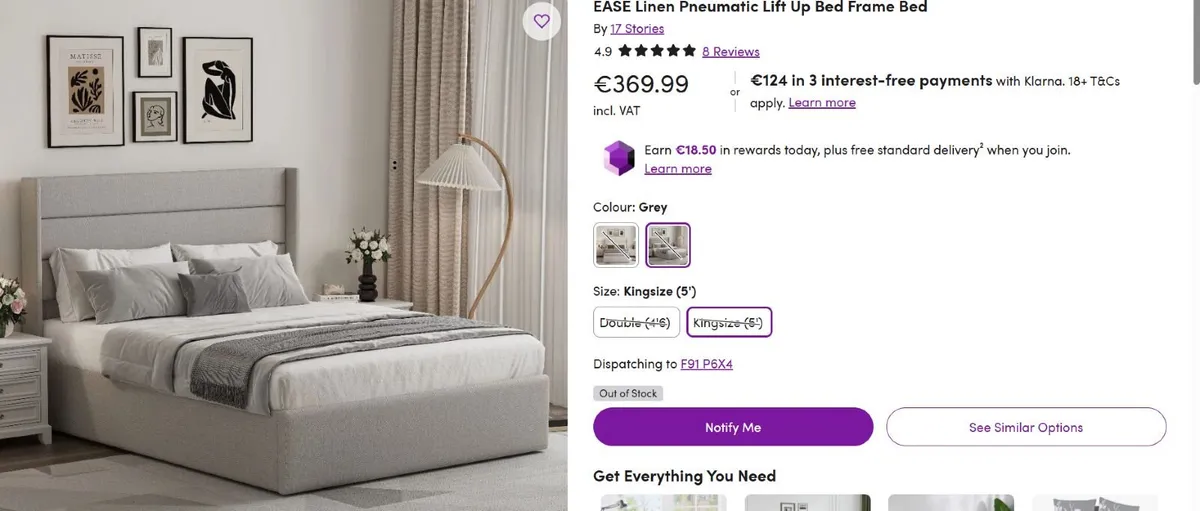 Wayfair Ottoman Brand New Bed - Image 1