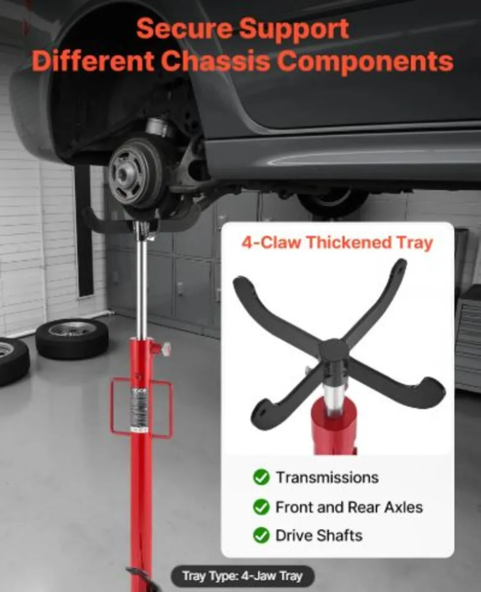 Hydraulic Transmission Jack, 1100 lbs / 0.5 Ton - Image 3