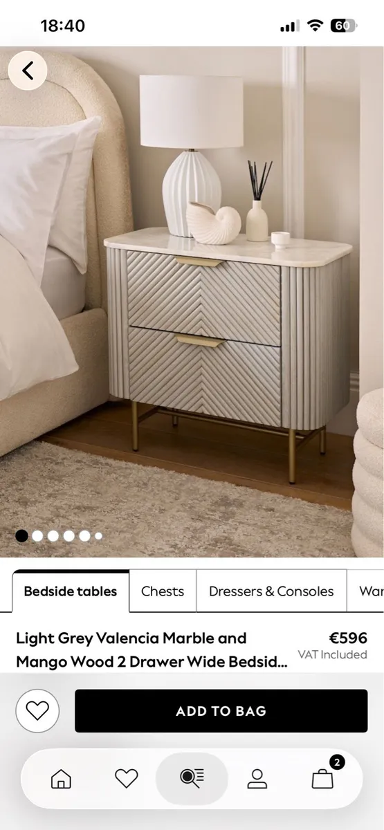 Bedside locker - Image 1