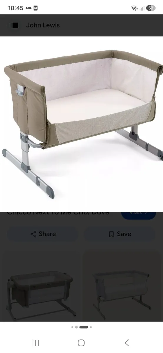 Baby next to me cot - Image 1