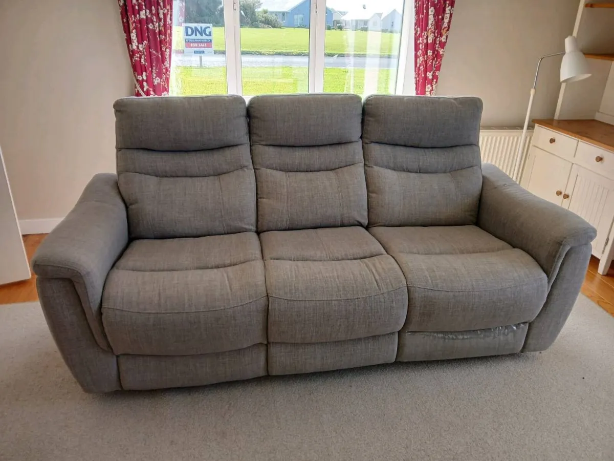 3 seater fabric sofa - Image 1