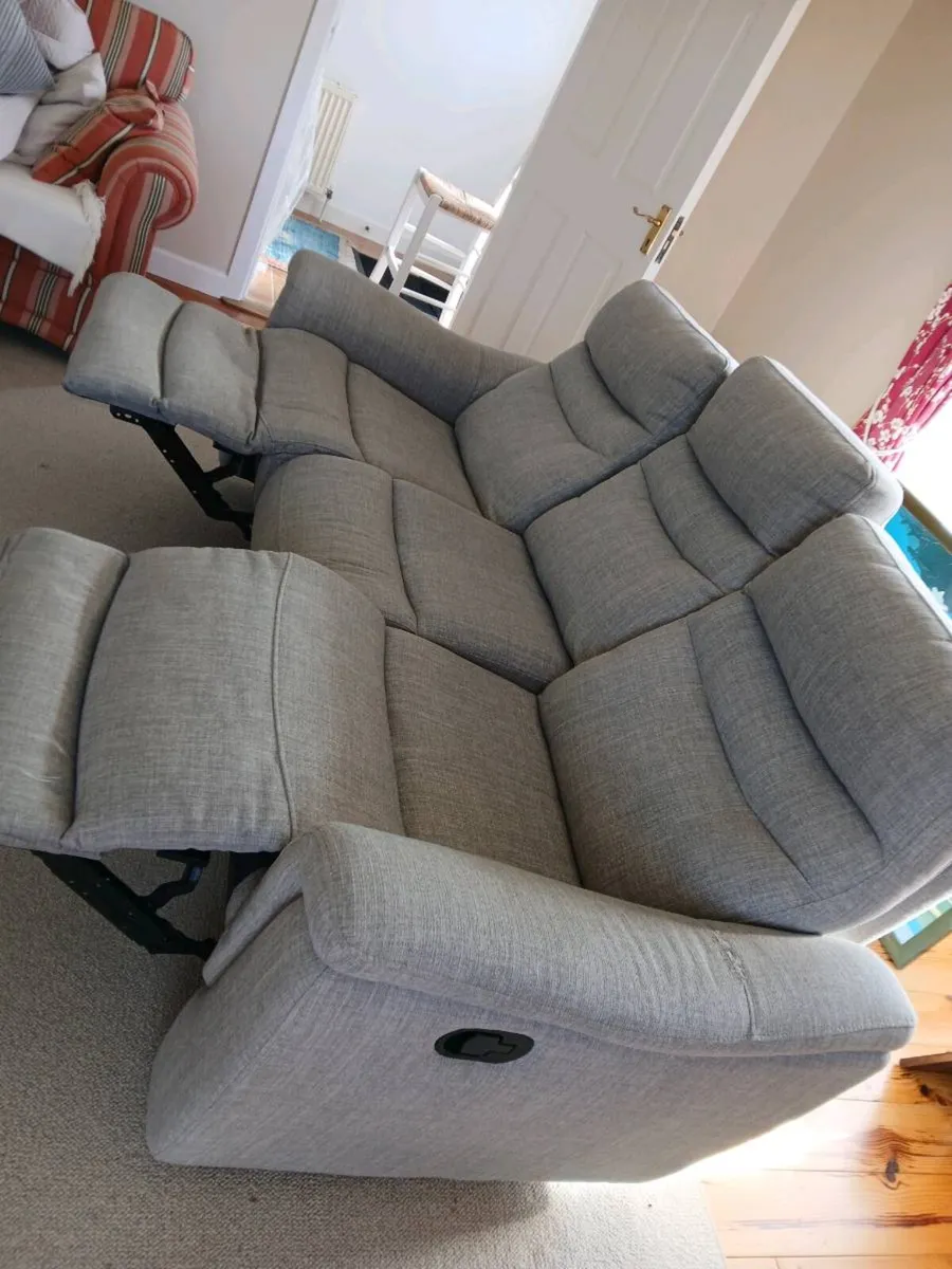3 seater fabric sofa - Image 2