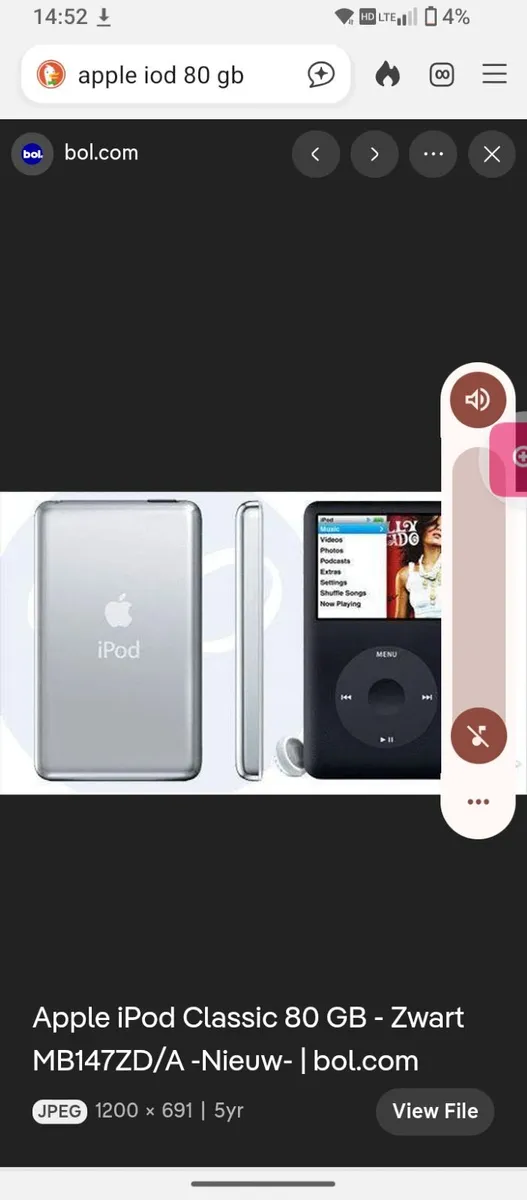 Apple ipod 80 GB