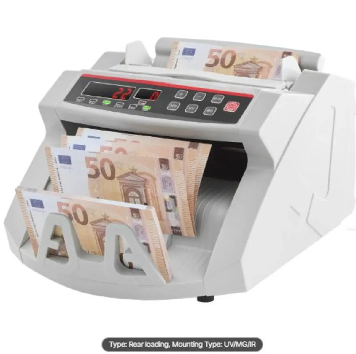 Banknotes Counter With LED Display, Professional - Image 2