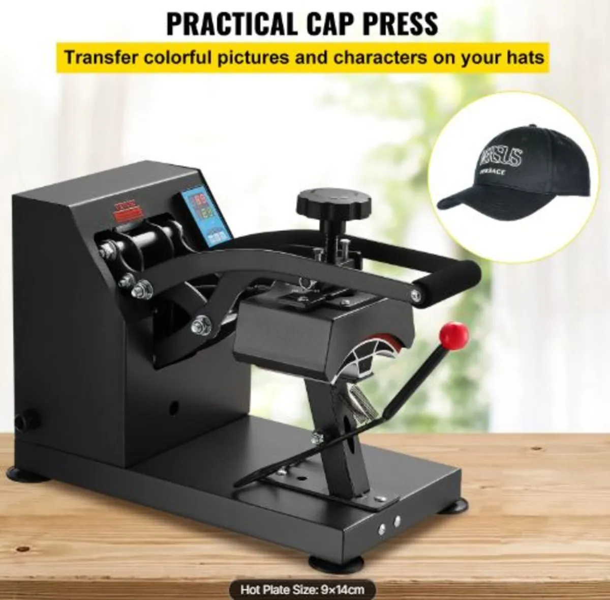 Hat Heat Press 5.5 x 3.5 inch Heat Press Machine - Image 2