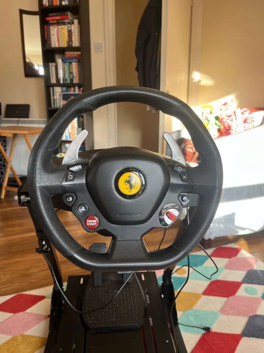 Driving Wheel and Stand -Thrustmaster Ferrari T80 - Image 3