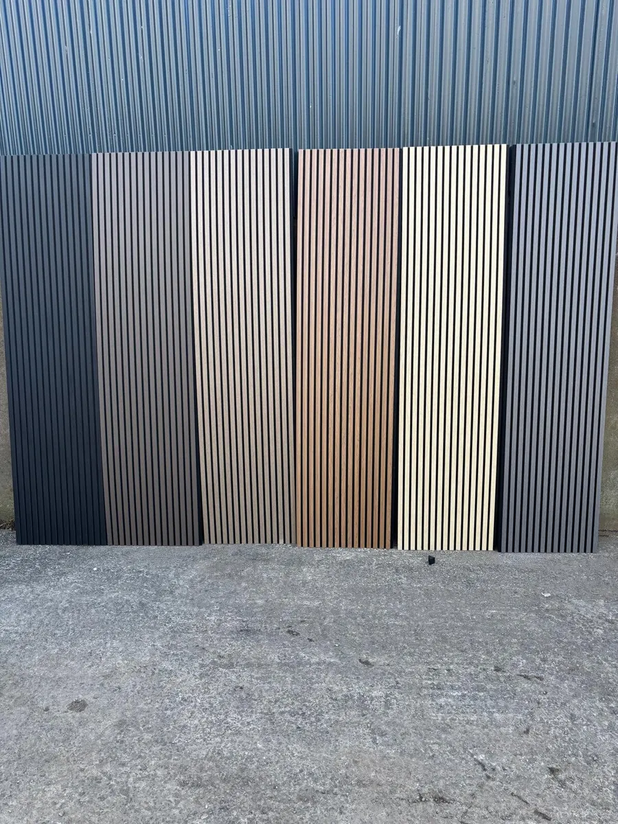 New acoustic wall panels