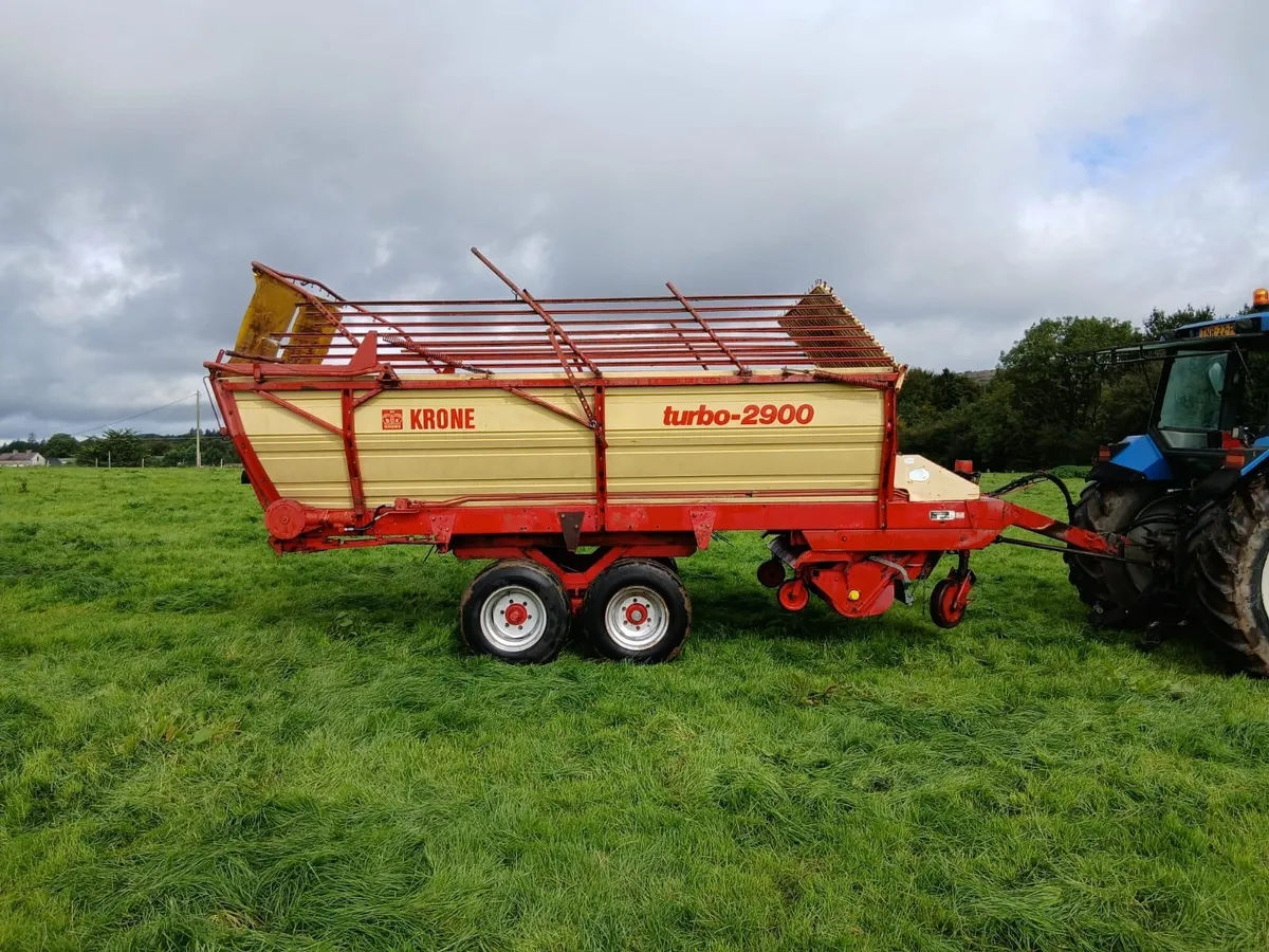 Krone Turbo 2900 Silage Wagon Zero Grazer - Image 2