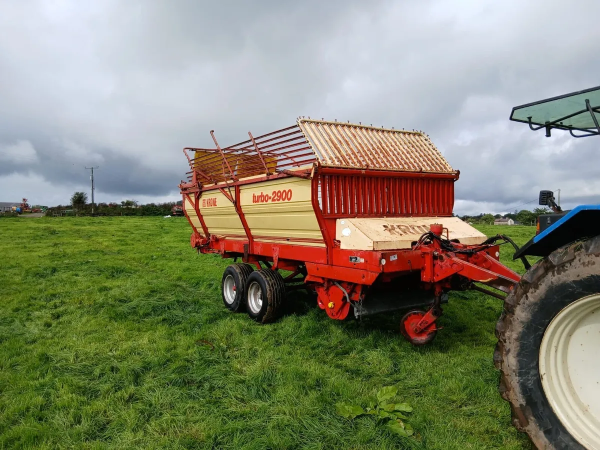 Krone Turbo 2900 Silage Wagon Zero Grazer - Image 3