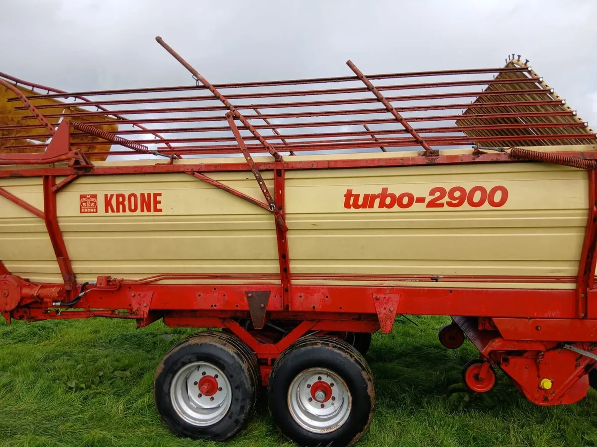 Krone Turbo 2900 Silage Wagon Zero Grazer - Image 4