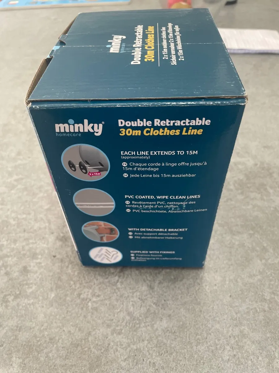 Minky 30 Metre Double Retractable Clothes Line - Image 3