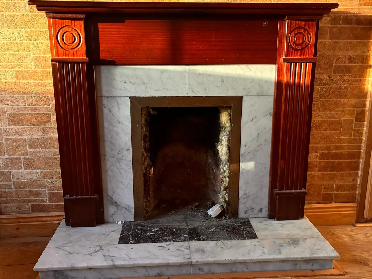Fireplace and timber surround - Image 3