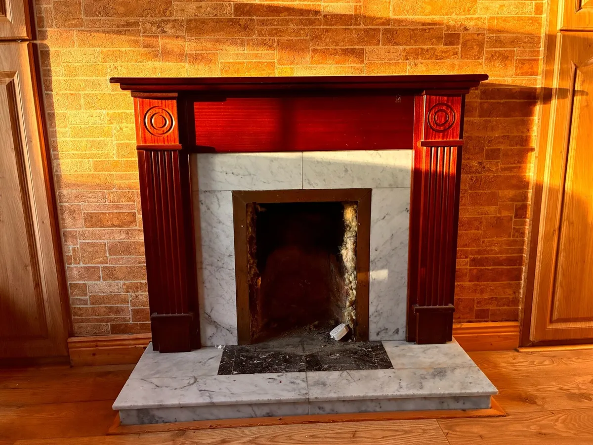 Fireplace and timber surround - Image 4