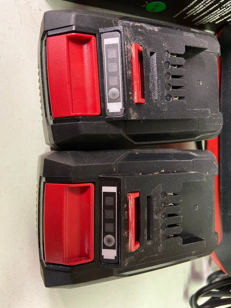 Einhell 2 x 4.0 AH battery starter kit - Image 2