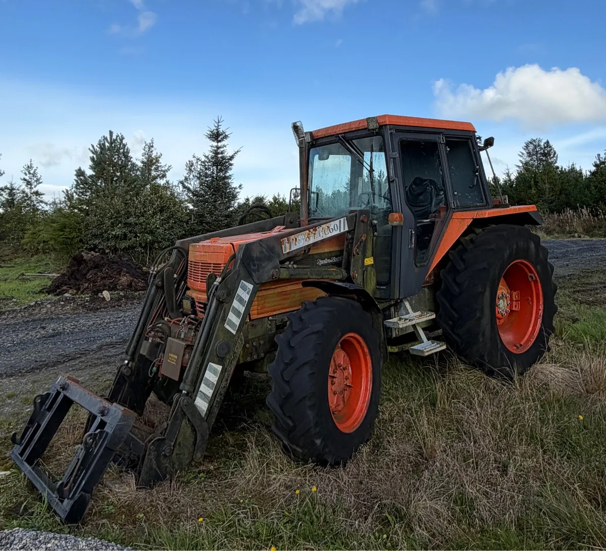 Kubota M9580DT 4WD + FL60 Loader - Engine Damage - Image 1