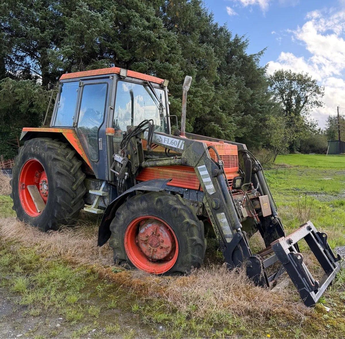 Kubota M9580DT 4WD + FL60 Loader - Engine Damage - Image 2