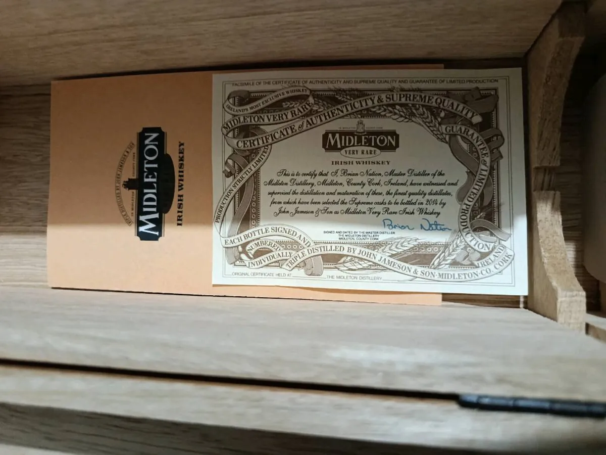 Empty Midleton Very Rare 2014 Wooden Box + Origina - Image 2