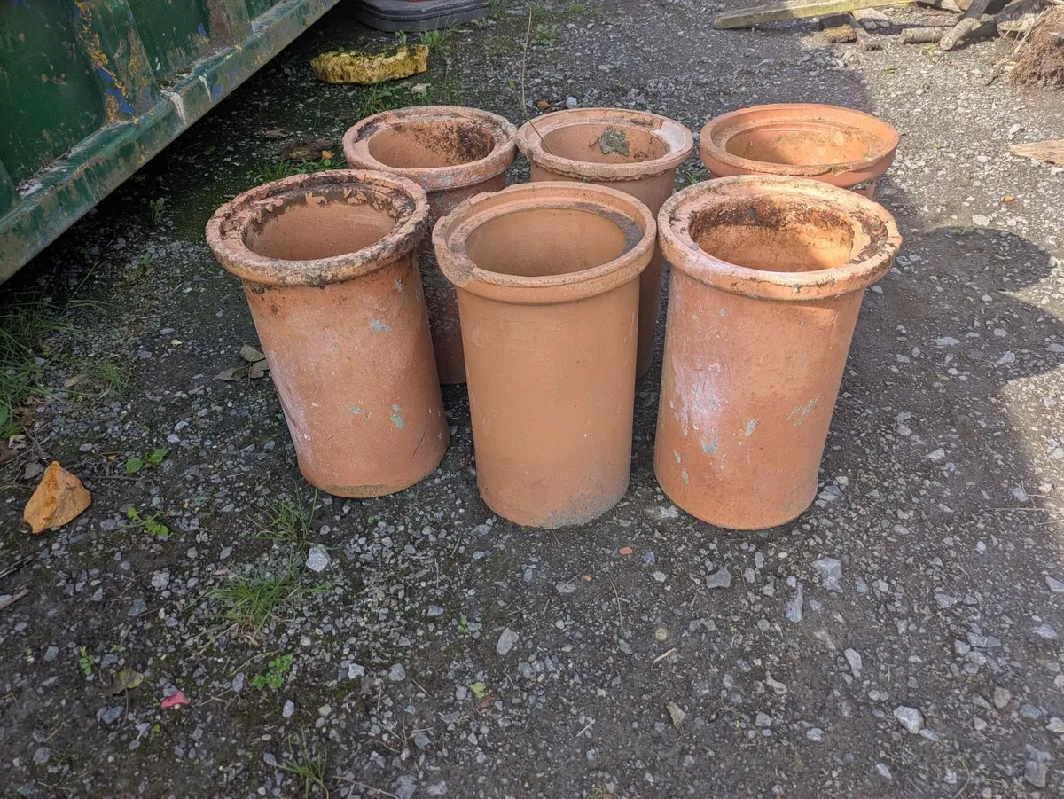 Clay Flue Liners / Chimney Pots (x6) - Image 3