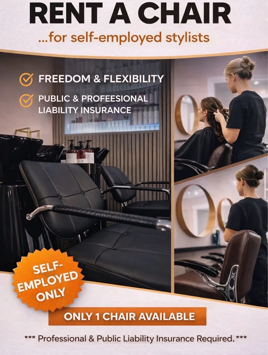 Rent a hairdresser chair In Mullingar